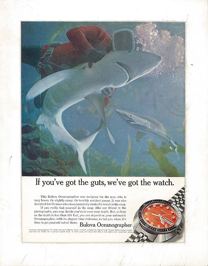 Cartell publicitari-First to Dive With the Devil